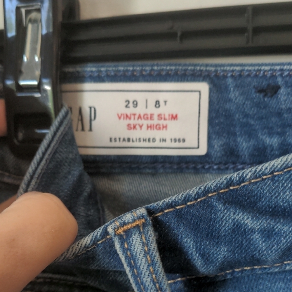 GAP Vintage Slim Sky High Jeans 29 Tall - Picture 4 of 5